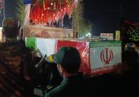 در میان استقبال پرشور مردم، پیکر مطهر شهید گمنام وارد مسجدسلیمان شد