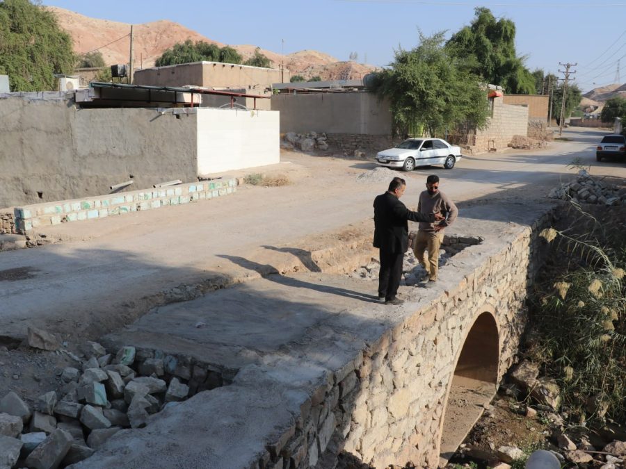 بازدید شهردار مسجدسلیمان به همراه عضو شورای شهر از روند اجرای برخی پروژه‌های عمرانی سطح شهر