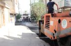 آسفالت و بهسازی معابر در چند نقطه شهری مسجدسلیمان اجرا شد