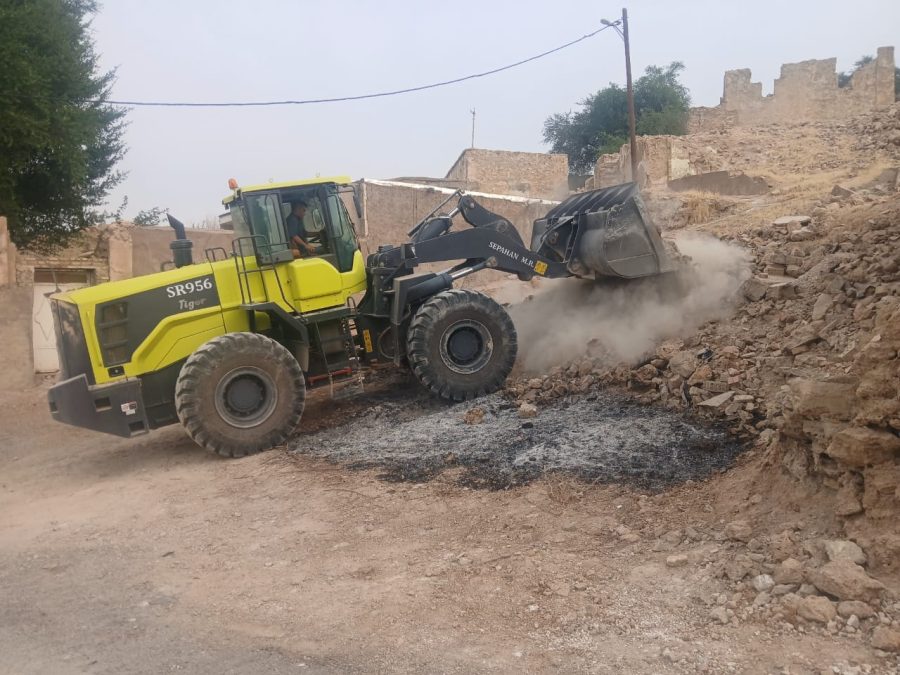 اجرای گسترده عملیات نخاله‌برداری در مناطق مختلف شهری مسجدسلیمان