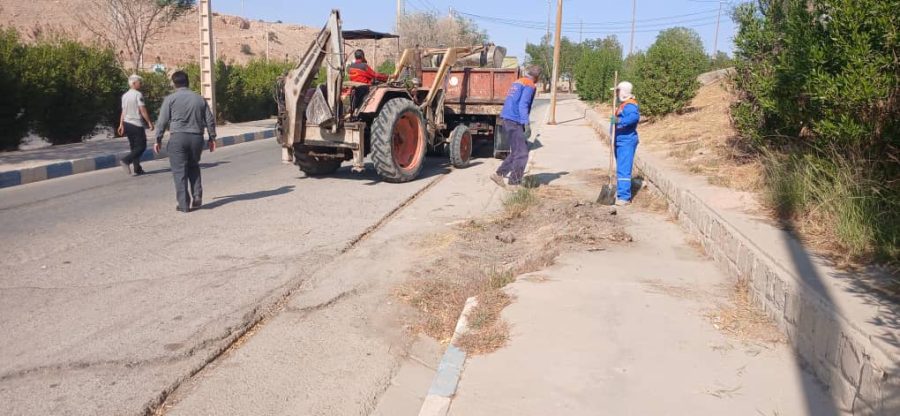 پاکسازی و هرس فضای سبز و درختان شهرک ولیعصر در پاسخ به مطالبه ساکنان