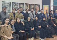 افتتاحیه نمایشگاه نقاشی روایت رنگ‌ها در مسجدسلیمان