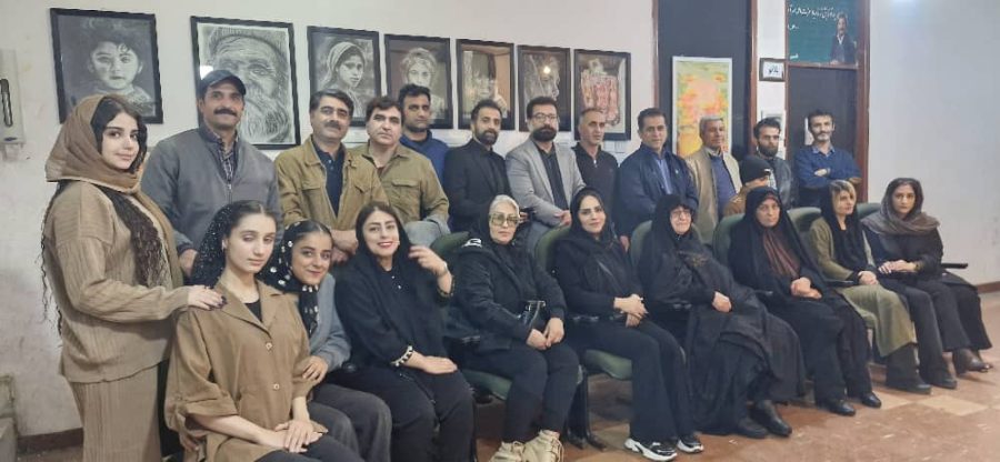 افتتاحیه نمایشگاه نقاشی روایت رنگ‌ها در مسجدسلیمان