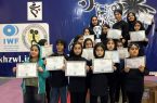 دختران وزنه بردار مسجدسلیمان نایب قهرمان مسابقات استانی