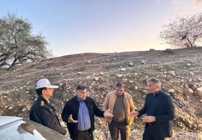 بازدید میدانی فرماندار مسجدسلیمان از محور دوراهی لالی به زیلایی با هدف برنامه‌ریزی برای  چهاربانده‌سازی