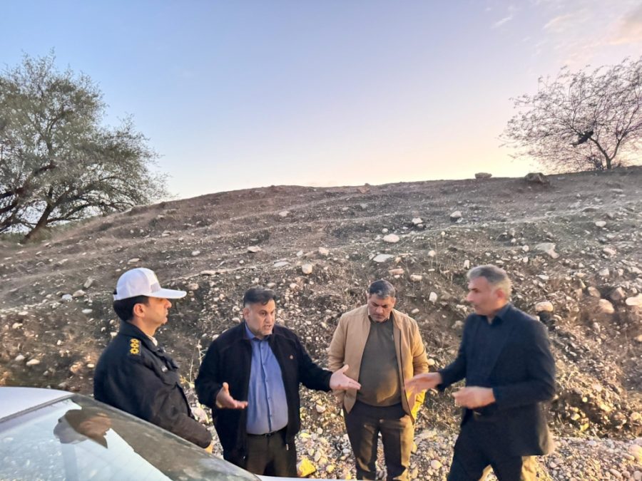 بازدید میدانی فرماندار مسجدسلیمان از محور دوراهی لالی به زیلایی با هدف برنامه‌ریزی برای  چهاربانده‌سازی