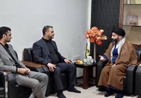 دیدار دکتر رضا جباری با حجت الاسلام موسوی امام جمعه مسجدسلیمان