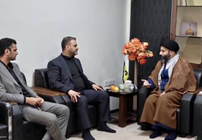 دیدار دکتر رضا جباری با حجت الاسلام موسوی امام جمعه مسجدسلیمان