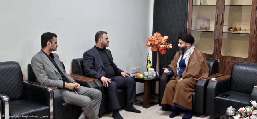 دیدار دکتر رضا جباری با حجت الاسلام موسوی امام جمعه مسجدسلیمان