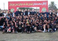 جام قهرمانی لیگ دسته اول جوانان استان به تیم آزادگان مسجدسلیمان اهدا شد