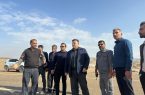 بازدید میدانی فرماندار مسجدسلیمان از وضعیت مسدودی موقت جاده سی میلی به هفتکل