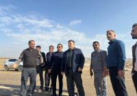 بازدید میدانی فرماندار مسجدسلیمان از وضعیت مسدودی موقت جاده سی میلی به هفتکل