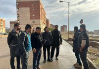 بازدید فرماندار مسجدسلیمان از نقاط آب‌گرفته شهرک ولیعصر و تاکید بر ساماندهی فوری دفع آب‌های سطحی