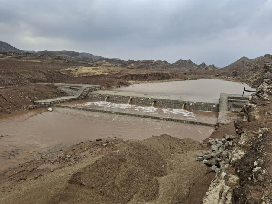 آبگیری نخستین سد آبخیزداری حوزه قلعه‌راک مسجدسلیمان همزمان با میلاد حضرت فاطمه زهرا(س)