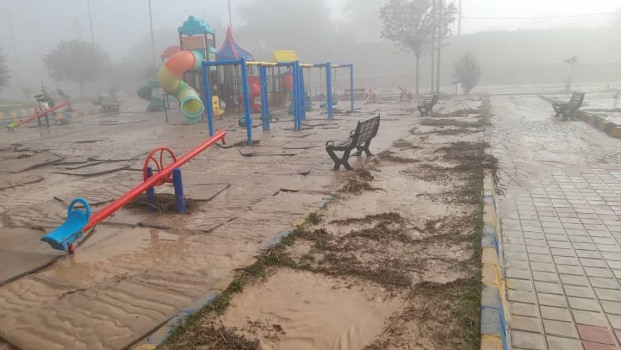 تعطیلی موقت پارک موزه برق تمبی به‌دلیل بارندگی شدید و طغیان رودخانه