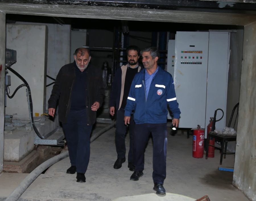 بازدید مدیرعامل سازمان آب و برق خوزستان از سد و نیروگاه مسجدسلیمان