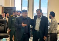 دیدار فرماندار شهرستان مسجدسلیمان با رئیس کل دادگستری استان خوزستان