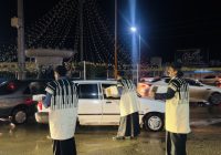 برپایی ایستگاه صلواتی و ایستگاه شادی به مناسبت میلاد امام زمان(عج) و دهه مبارک فجر در مسجدسلیمان