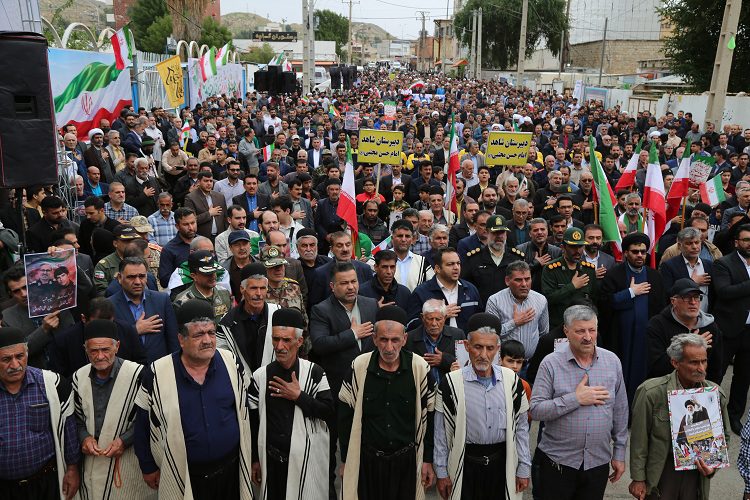 حماسه‌ای دیگر از دیار نفت / خروش انقلابی مردم مسجدسلیمان در یوم‌الله ۲۲ بهمن