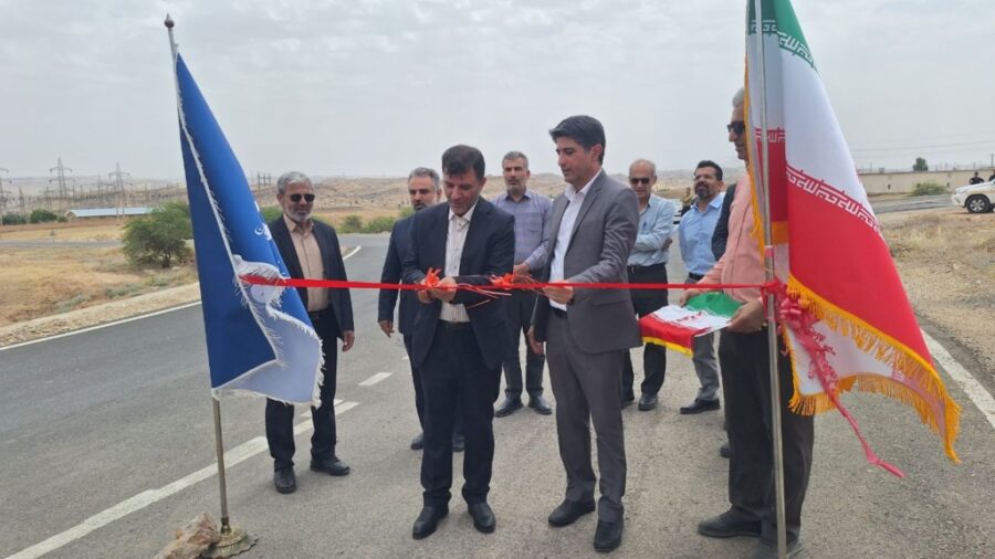افتتاح پروژه تعریض جاده تمبی تا پاگچ امام رضا(ع) و کلنگ‌زنی بهسازی مسیرهای نفتی با حضور فرماندار مسجدسلیمان