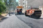 پایان انتظار ساکنان دره اشکفت؛ معابر جنب بوستان محله زیر پوشش آسفالت رفت