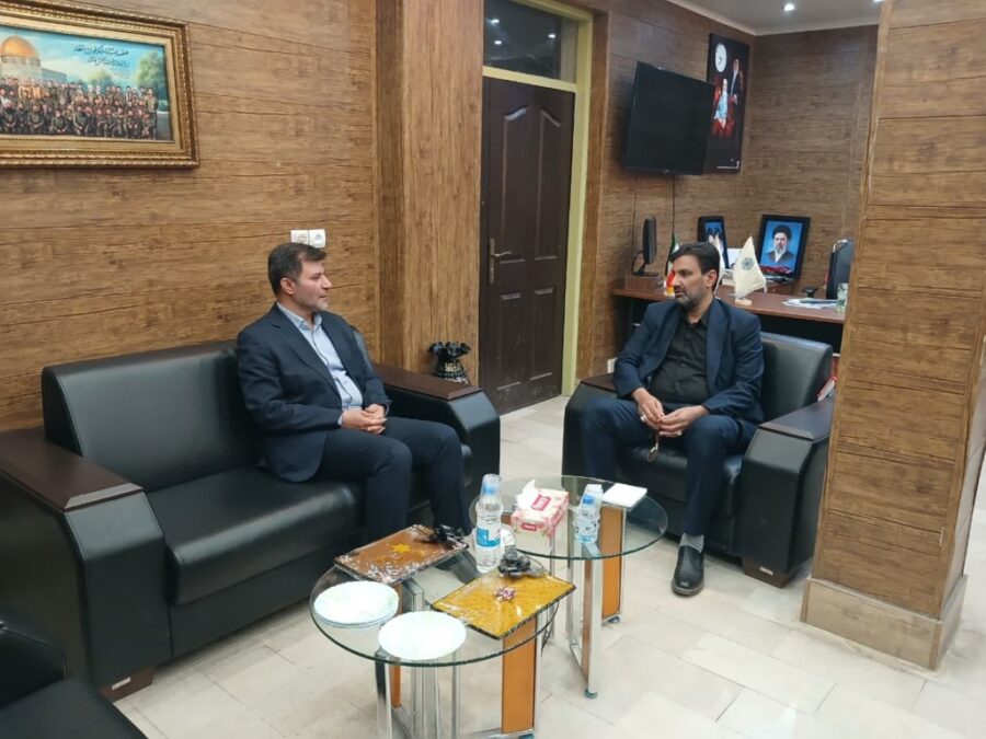 دیدار فرماندار مسجدسلیمان با مدیرکل بنیاد شهید و امور ایثارگران استان خوزستان