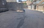 عملیات بهسازی و آسفالت منطقه دره اشکفت انجام شد