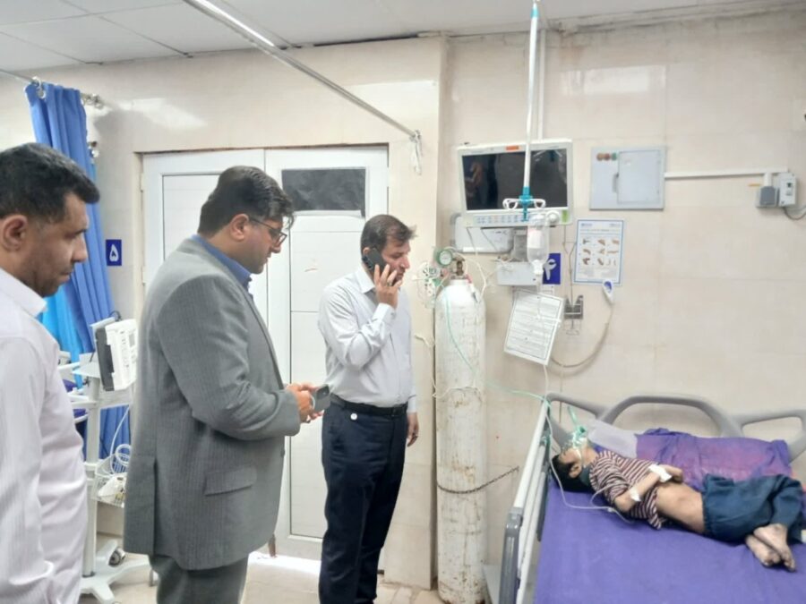 حضور فرماندار مسجدسلیمان در محل آتش‌سوزی مرکز توانبخشی امید؛ تمامی مصدومان در وضعیت پایدار قرار دارند