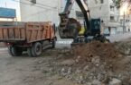 جمع آوری نخاله های دره اشکفت جنب بوستان