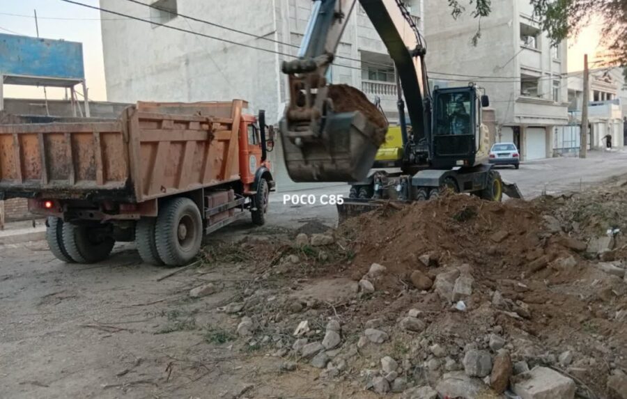جمع آوری نخاله های دره اشکفت جنب بوستان