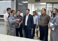 بازدید میدانی فرماندار مسجدسلیمان از کارخانه سیمان کارون