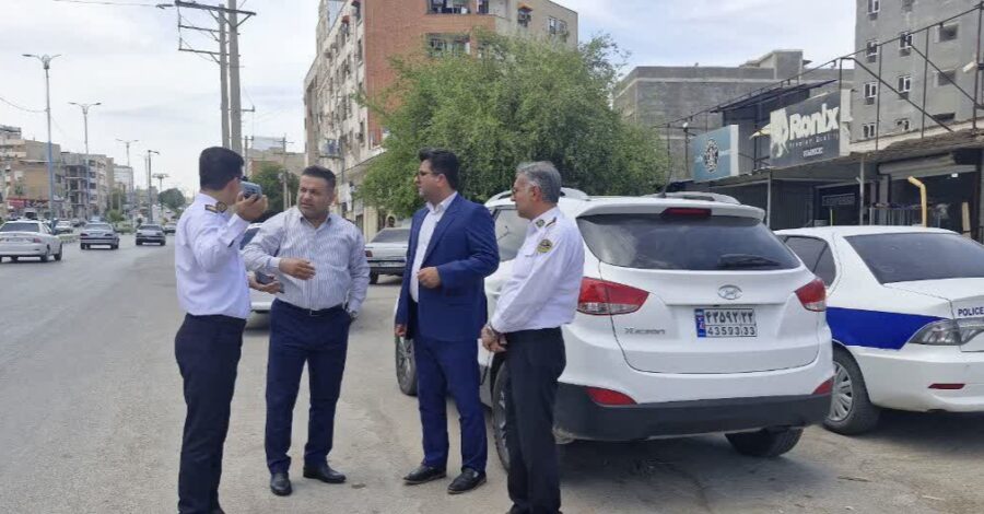 بازدید میدانی دادستان مسجدسلیمان از نقاط حادثه‌خیز شهر، تأکید بر کاهش تصادفات و افزایش ایمنی