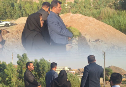 دستور فرماندار مسجدسلیمان برای رسیدگی فوری به وضعیت فاضلاب و لایروبی دره مجاور بیمارستان ۲۲ بهمن