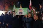مراسم تشییع پیکر مطهر شهید محمد امین قاسمی قاسموند در مسجدسلیمان برگزار شد