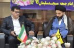 دیدار مدیرعامل کارخانه آلومینیوم کاوه خوزستان با امام جمعه مسجدسلیمان