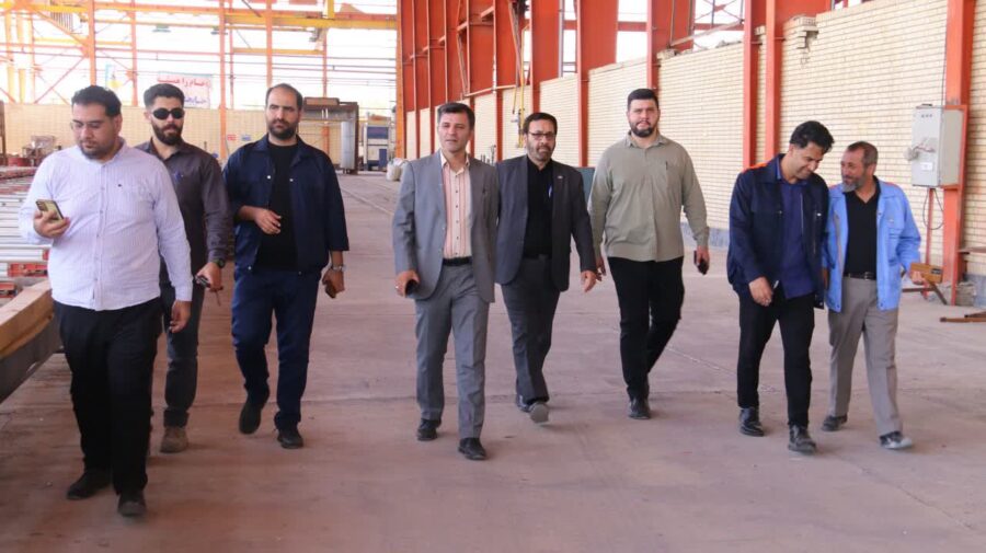 بازدید فرماندار مسجدسلیمان از شرکت آلومینیوم کاوه مسجدسلیمان