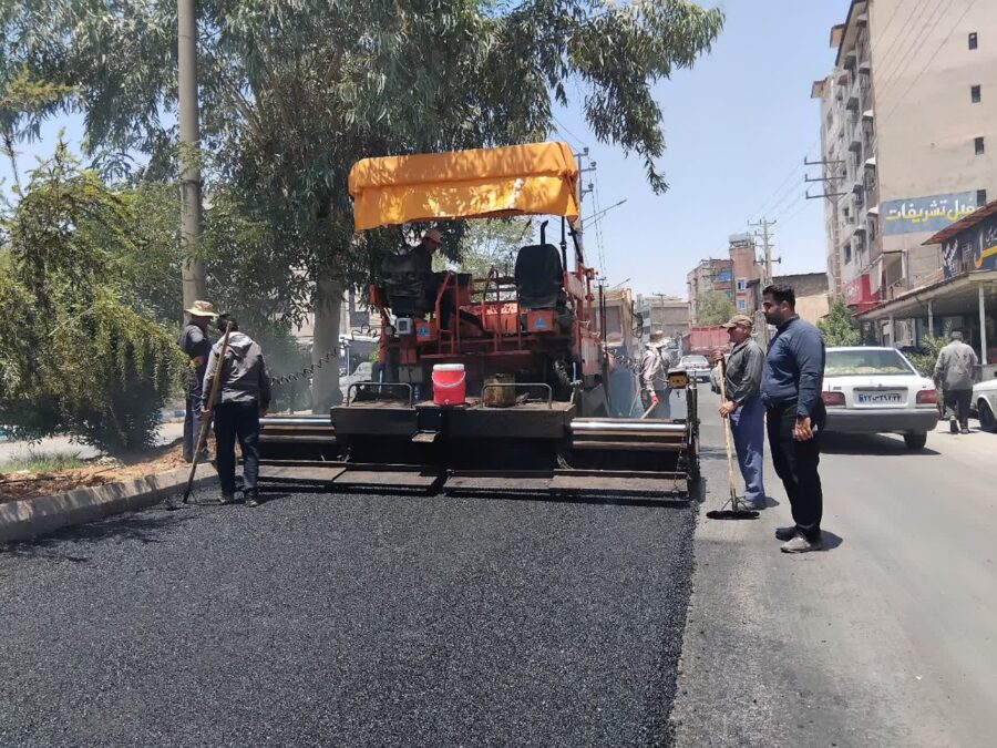 آغاز فاز نخست عملیات آسفالت محور پنج بنگله به باشگاه مرکزی