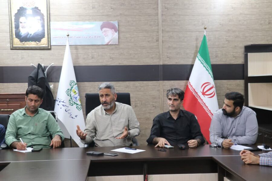 تجلیل از نیروهای حراست شهرداری مسجدسلیمان با حضور سرپرست شهرداری