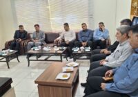 حضور فرماندار شهرستان مسجدسلیمان در اداره تأمین اجتماعی به مناسبت هفته تأمین اجتماعی
