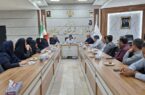 برگزاری نشست صمیمانه فرماندار شهرستان مسجدسلیمان با کارکنان فرمانداری