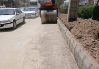پایان عملیات زیرسازی محور سرکوره ها به میدان باشگاه مرکزی؛ مسیر برای اجرای آسفالت آماده شد