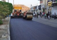 عملیات آسفالت خیابان آزادی آغاز شد