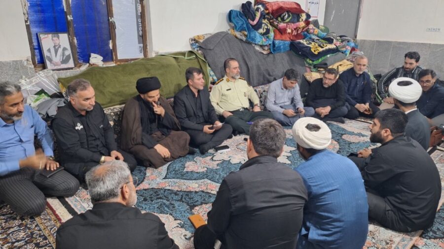 بازدید میدانی فرماندار مسجدسلیمان و مسئولان شهرستان از موکب اربعین امام رضا(ع) در مرز چذابه