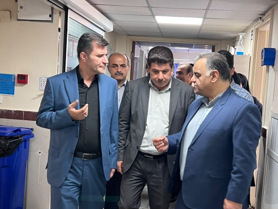 بازدید مشترک فرماندار مسجدسلیمان و مدیر درمان تأمین اجتماعی خوزستان از بیمارستان شفا با هدف پیگیری مشکلات درمانی