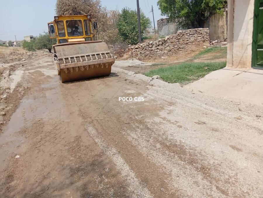 آغاز زیرسازی معابر محدوده زبانکده ارتش با دستور سرپرست شهرداری