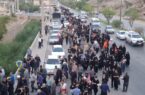 راهپیمایی جاماندگان اربعین حسینی(ع) در مسجدسلیمان برگزار شد؛ شهرداری در خط مقدم خدمات‌رسانی به عزاداران