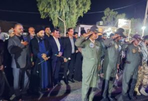 استقبال باشکوه مردم مسجدسلیمان از پیکر مطهر شهید تازه‌تفحص‌شده حسین حوریان