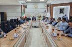 دیدار کارکنان فرمانداری شهرستان مسجدسلیمان با فرماندار به مناسبت هفته دولت
