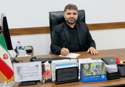 حاتم حسینی خواه به عنوان بخشدار جدید آبژدان معارفه شد