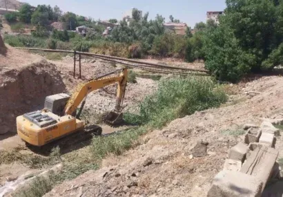 تپه رانشی نفتون ایمن‌سازی شد